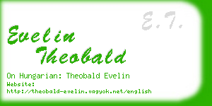 evelin theobald business card